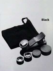 1个趣味手机鱼眼镜头三合一手机镜头放大镜鱼眼广角微距自拍便携镜头摄影 - 彩色 - 查看 5