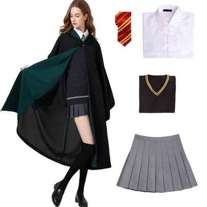 Karnevalskostüm für Erwachsene Zauberer Outfit Set Karnevalskostüm als Filmfigur