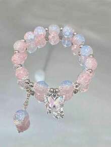 1/3件套时尚串珠星星“银河溺亡”双鱼座手链，ins风手链，疗愈水晶手链，用于精神能量疗愈，送给女友、妻子或伴侣的理想礼物 - 多色 - 查看 12