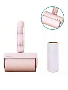 1 Set Reusable Lint Roller, Super Sticky Pet Hair Remover Roller, Pet Fur Remover, Pet Hair Brush, Animal Hair Remover, Sofa & Furniture Lint Roller With Replaceable Sticky Paper, Clothes Lint Brush - Multicolor - View 7