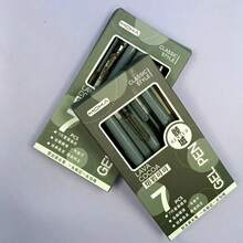 3pcs/Set High-Quality Retractable Ballpoint Pens With Fast-Drying Ink, Suitable For Exam Preparation, Black Ink (In OPP Bag)