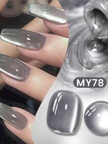 BORN PRETTY 10ml 玻璃珠猫咪磁性凝胶眼部凝胶，持久可卸除，UV/LED凝胶，适用于家庭和沙龙使用