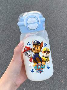 Paw Patrol 17oz Plastic Water Bottle, Large Capacity Double-Straw Drinking Cup, Portable Outdoor Sports Water Bottle, Suitable For Various Scenarios, Leak-Proof And Drop-Resistant. - Multicolor - View 6