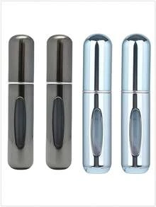 1个/2个/3个/4个/5个装 5毫升便携式迷你香水可填充喷雾瓶，配有香水泵头，适合旅行和户外使用