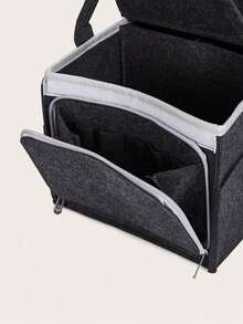 1pc Foldable Felt Diaper Bag (Mom Style) - Multicolor - View 6