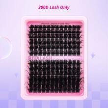 RITALASH 260Pcs 5 Nature Styles Lash Clusters Kit, 150D/ 200D/ Spike+150D/ 60D/ 80D Eyelash Clusters Extensions With Everything You Need For Beginners And Proficient, Beayty At Home Easily - Black - View 13