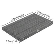 1pc Cat Wall Shelf, Pet Felt Cat Climbing Furniture, Suitable For Indoor Small And Large Cats - Grey - View 15
