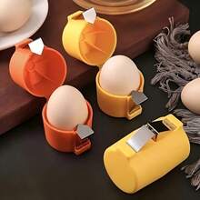 Stainless Steel Eggshell Opener - Manual Kitchen Separation Tool For Easy Cleaning, Durable And Efficient Home Cooking Egg Cracker, Practical Kitchen | Easy To Clean Material - Multicolor - View 4