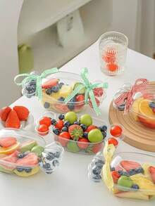 20/10/5pcs Candy Shaped Cake Boxes - Ideal For Holding Desserts, Cakes, Fruit Salads, Tiramisu Etc. - Suitable For Parties, Children's Day, Birthday Parties, Graduation/Halloween Themed Events, Valentine's Day, New Year Parties - Multicolor - View 3