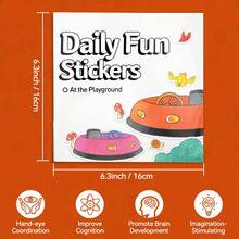 游乐园贴纸场景——游乐设施、门票和小吃，以及物品放置挑战 - Amusement Park - 查看 5