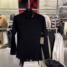 Nike 男子PRO秋冬運動跑步訓練速乾保暖薄絨緊身長袖 - 黑色 - 查看 3