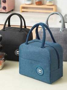 Thermal Handbag Lunch Box For Travel Or Picnics - Black - View 2