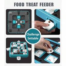 Dog Puzzle Toy Food Treat Feeder Mental Stimulation Green - như hình ảnh - Xem 4