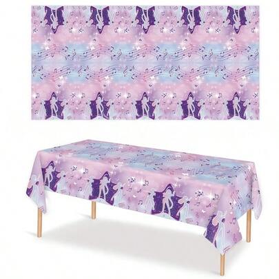 KPOP Witch Hunters High Quality Kpop Witch Hunt Party Tablecloth, Disposable Waterproof And Stain Resistant Tablecloth, Party Decoration Supplies, Birthday And Party Event Supplies, Perfect Choice For Friends And Couples, It Is A Gift For Valentine's Day, Thanksgiving, New Year, Christmas