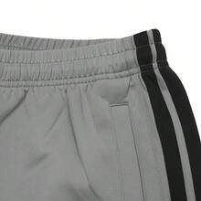 Adidas 阿迪达斯男士直筒运动裤，宽松休闲轻便裤，春季街头时尚外套 - 灰色 - 查看 4