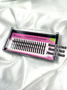 Hinarin 272pcs Pointed False Eyelash Cluster Set, 14-20mm, Cartoon Style, Thick, Suitable For Eyelash Extension, Individual Lashes, DIY Lashes - D - View 8