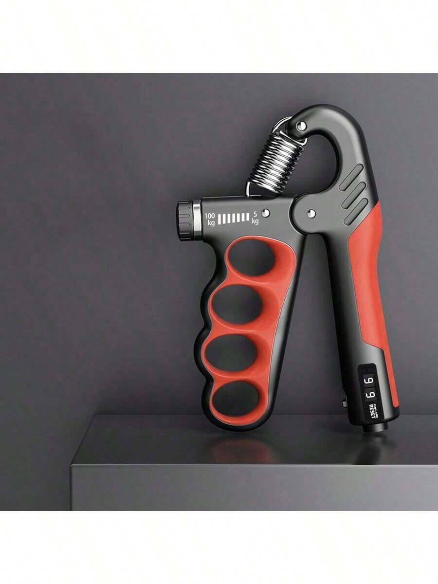 1pc Adjustable Mechanical Grip Strength Trainer, Muscle Building And Hand Exercise Equipment - Multicolor - View 1