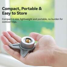 REDSUN Camping Stove Adapter With Stand, Outdoor Multi-Function Cartridge Stove Adapter, Butane Canister Self-Locking Converter - Multicolor - View 8