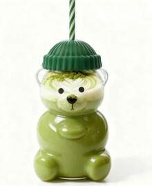 5 Pzas Vaso Bearista Osito Para Bebidas 1 Litro - Verde - Ver 4