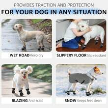 小型犬鞋，透气防滑宠物靴，爪子保护套，适合春冬季穿着