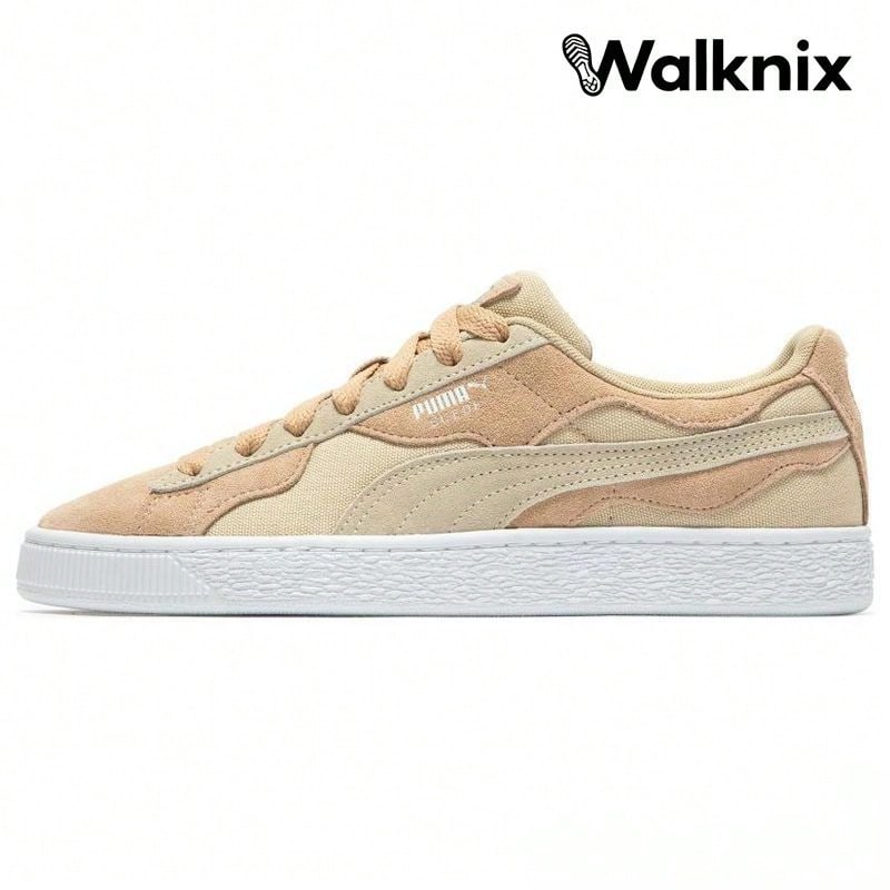 Puma Suede 'Camowave Earth - Dusty Tan' Granola White Sneakers Men 390673-03 - Multicolor - View 1