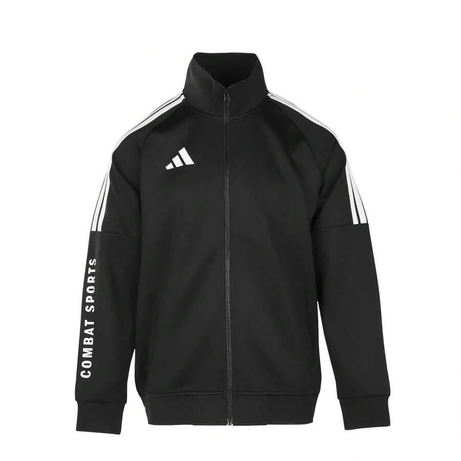 Adidas Classic Jacket, Casual Sports Windbreaker, Unisex Retro Streetwear - Black - View 1