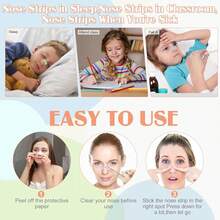 Small Size Pink Blue Kids Nose Strips 1.73 * 0.55 Girls Breathing Strips Strip For Snoring Cartoon Star Moon Cloud Sleeping Tape Anti Snoring Solution Nose Tape Nose Strip5/10/20/30/40/50/60/70/100 Pcs - Individually Packaged - View 5