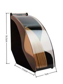 Staubdichte Filterpapierschachtel aus Kunststoff, Filterpapierfach - Kaffeefilter Papier Fächerförmige Filterpapierstaubschutzaufbewahrungsbox Aufbewahrungsregal - Verschiedenfarbig - Übersicht 6