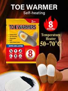 10片/20片装自发热手/脚暖贴，持久保暖，适合秋冬季居家、办公、露营、旅行、滑雪、徒步等场合，可用作户外暖垫、圣诞礼物、暖手宝、男士礼物、圣诞袜填充物、闺蜜节礼物、送给小狗的礼物、嘉年华礼物、派对装饰、春夏必备。 - 彩色 - 查看 4