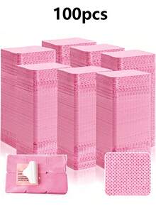 1000pcs Lint-Free Nail Cleaning Wipes, Nail Polish Remover Pads, Eyelash Extension Cleaning Wipes, Soft Non-Woven Acetone Nail Polish Remover Pads, For Nail Prep And Gel Polish Removal - Multicolor - View 21