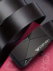 1条！PU仿皮腰带，几何金属扣，高端品质，男友礼物 - 彩色 - 查看 7