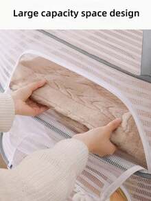 1pc Clothes Drying Net, Laundry Drying Basket, Sock Drying Rack, Underwear Flat Drying, Home Sweater Drying Rack, Foldable