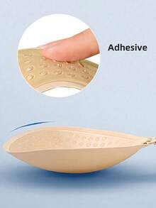 2 pares de sujetador invisible reutilizable, con cierre delantero, sin espalda y sin tirantes, almohadillas de silicona con pétalos adhesivos para el pecho de mujer, adecuado para vestidos sin espalda y lencería nupcial - Multicolor - Ver 10