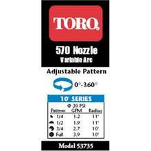 CYPNToro 53735 Boquilla de aspersor subterráneo ajustable de 10 piesFashion - 227208308 - Ver 5