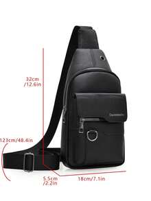 New Outdoor Men's Chest Bag, High-Quality Crossbody Bag With Large Capacity, Spring/Summer Old Money Streetwear
