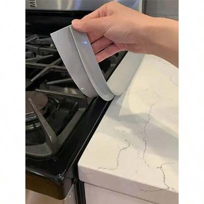 One Silicone Stovetop Mat - Thickened Oil-Proof And Stain-Resistant Sealing Strip, Decorative And Practical Kitchen Stovetop Protector, Suitable For Gas And Electric Stoves, Easy To Clean, Durable Surface Protection, Stovetop Protector.
