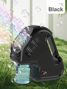 Máquina de burbujas portátil y automática para niños - Máquina de burbujas portátil eficiente. Máquina de burbujas eléctrica hexagonal, de gran capacidad, adecuada para fiestas/actividades al aire libre para niños (no incluye baterías ni solución de burbujas). - Multicolor - Ver 10