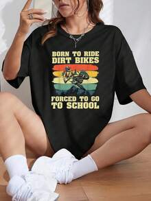 New 2026 Printed T-Shirt, Made From 100% Pure Cotton, Soft And Breathable Fabric. Unisex Design For Men And Women, Comfortable For Everyday Wear And Various Occasions. - Black 1 - 查看 3