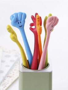 1-40支装柔性圆珠笔 - 可弯曲趣味书写玩具，适合作为派对礼品、学校活动、嘉年华奖品、生日礼物、课堂奖励和独特的办公桌装饰（颜色随机） - 多色 - 查看 4