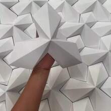 Molde Para Hacer Panel Decorativo De Yeso 3d Diseo ESTRELLA, decoracin interior y exterior, Construccin - Moldes y Moldes - como se muestra en la figura - Ver 2