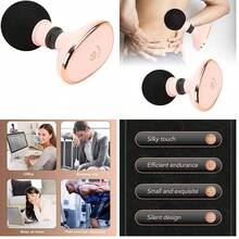 ZJchao Mini Masajeador Elctrico Masajeador de Tejido Profundo de Mano 5 Engranajes Pistola de Masaje de Viaje Porttil Alivio de la Fatiga Muscular y el Dolor - como se muestra en la figura - Ver 1