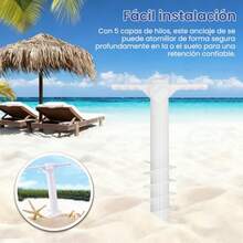 CYPNAncla para Sombrilla de Playa - Ancla de para Sombrilla de Playa Soporte Portátil Ajustable con Diseño de Perno para Playa Césped Campamento Parque AcuáticoFashion - 213471723 - Ver 3