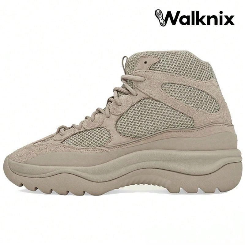 Adidas Originals Yeezy DSRT Boot Brown Rock Leather Durable Shock Absorption Short Outdoor Shoes Boots Men EG6462-2019 - 彩色 - 查看 1