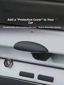 2件装多色后视镜摄像头防雨罩 - 加厚防雾罩，加厚边缘和磨砂塑料材质，适用于SUV/卡车/轿车，安装简便（无需工具） - 提升视野 - A - 查看 4