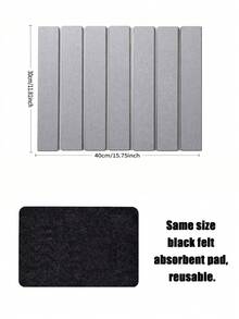 Scratch-Resistant Diatomite Draining Mat, Fine Surface Texture, Protects Glassware And Ceramic Tableware From Scratches, Caring For Precious Kitchenware - Multicolor - View 3