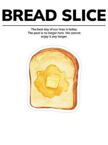 30 tờ/gói Giấy ghi chú dán hình bánh mì và cà phê hoạt hình dễ thương, nhãn dán trang trí sổ lưu niệm sáng tạo, giấy ghi nhớ - Cà phê bánh mỳ thời tiết đẹp - Xem 12