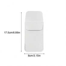 1个仿皮铅笔盒，适合医生和护士使用，带口袋和笔插 - 时尚的文具收纳盒，适用于学校、办公室或实验室，可作文具包使用 - 彩色 - 查看 4