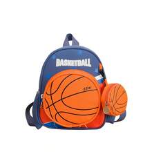 1pc Teenager Soccer Shaped Zipper Closure Casual Multi-Pocket Backpack, Suitable For Ramadan Daily Use