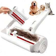 1pc Upgraded Static Cling Pet Hair Remover, Suitable For Cats And Dogs, Removes Loose Pet Hair, With Rolling Ball Brush, Pet Grooming Brush - Multicolor - View 13