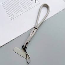 Sangle de poignet ajustable avec boucle, sangle de poignet minimaliste de couleur unie, cordon diagonal anti-perte unisexe, bracelet de poignet court et durable compatible avec Android et la plupart des smartphones, cadeau pour mère, famille, amis, enfants, anniversaire, chaîne de téléphone pour les fêtes - Multicolore - Voir 10